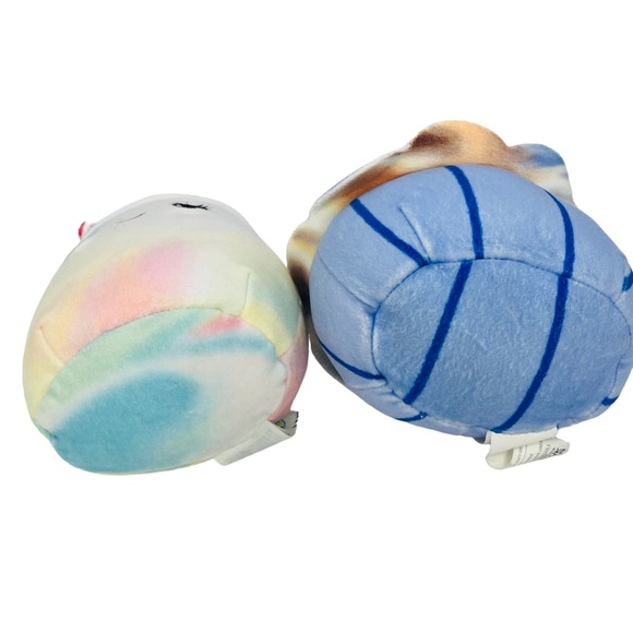 Squishmallow Treats Lot 2 Blueberry Cupcake And Rainbow Sprinkle Shake Plush 5” - Picture 8 of 8